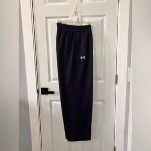Under Armour Men’s Medium Loose Navy Athletic Pants Performance Sweatpants